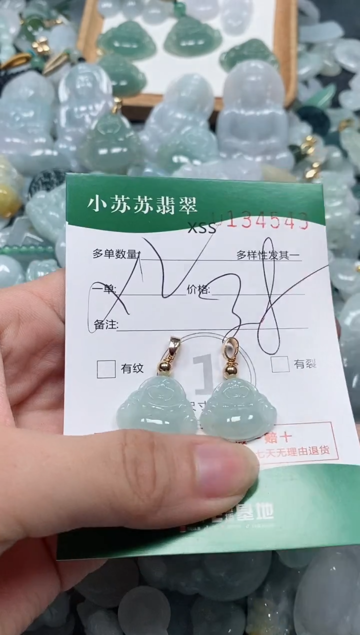 【闪购商品】翡翠颈饰未镶嵌闪购商品0134543