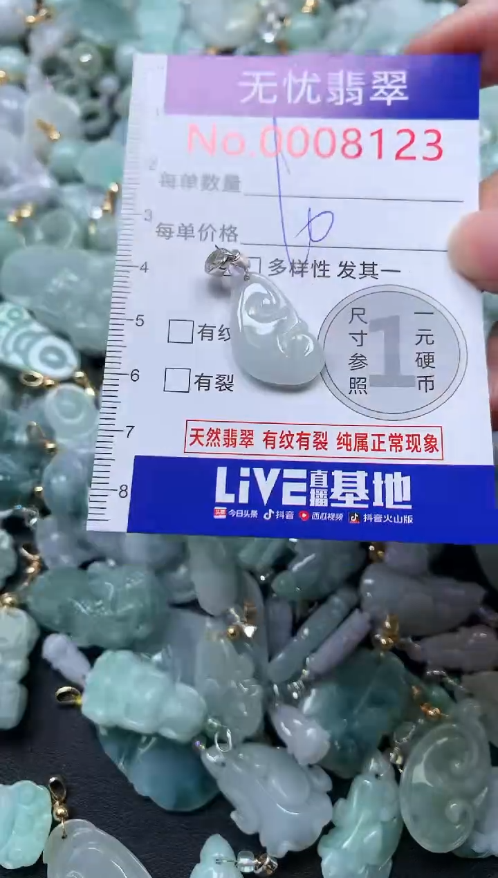 颈饰未镶嵌翡翠8123