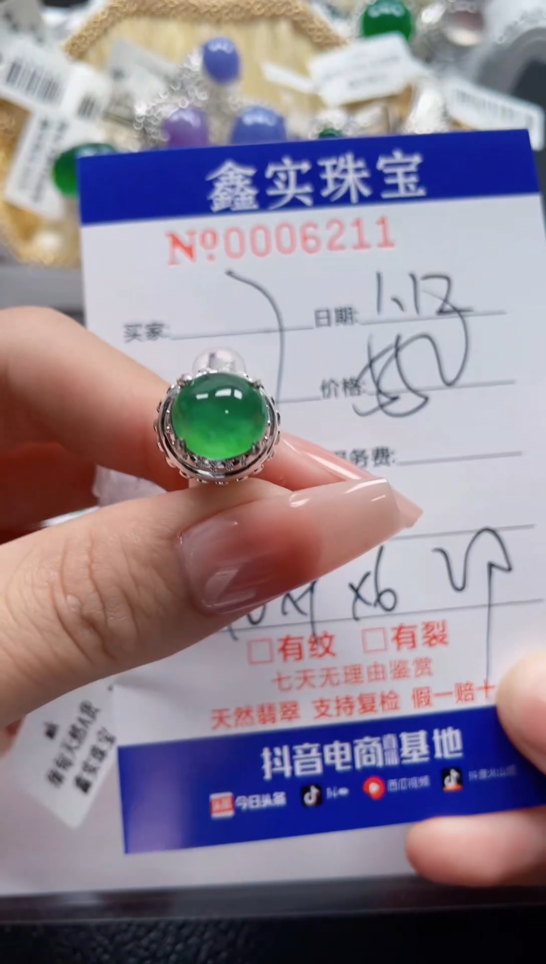 【闪购商品】翡翠颈饰未镶嵌62110000