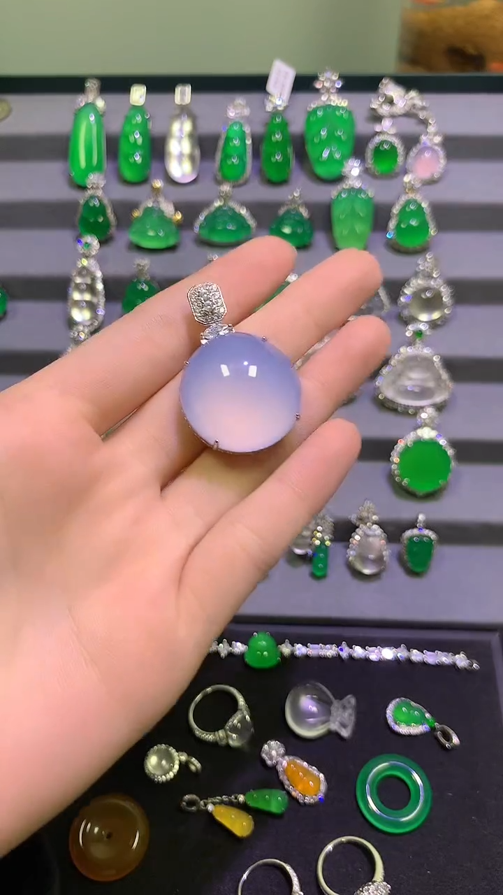 银S925镶嵌颈饰玛瑙/玉髓1