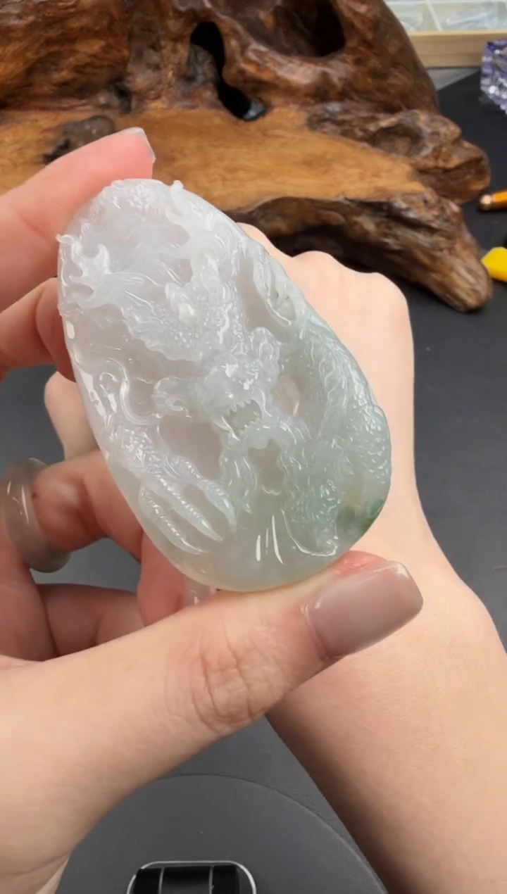 吊坠(不含链)未镶嵌翡翠翡翠饰品-44