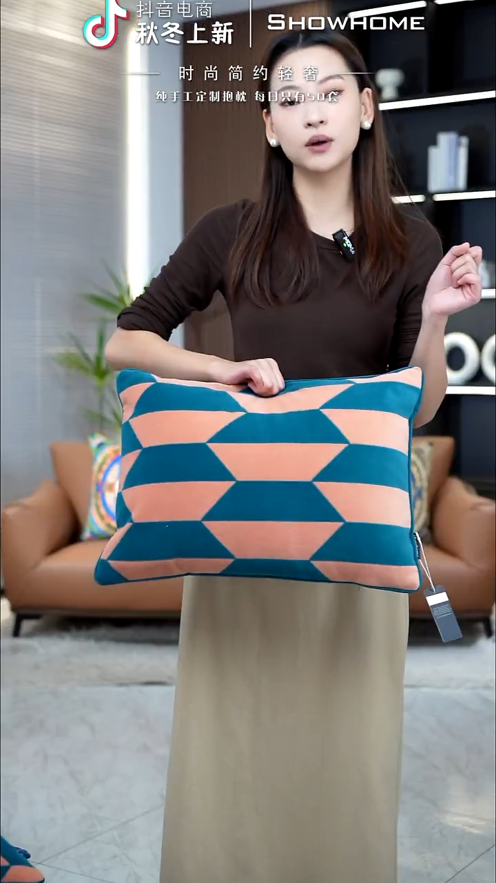 田园风腰枕35X50带芯