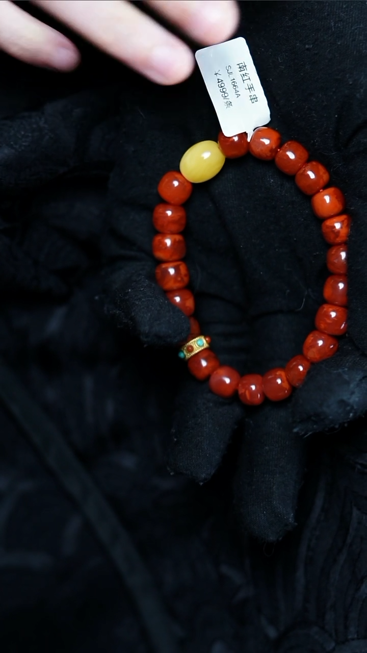【闪购商品】南红玛瑙手串未镶嵌设计款@@SJL1664A