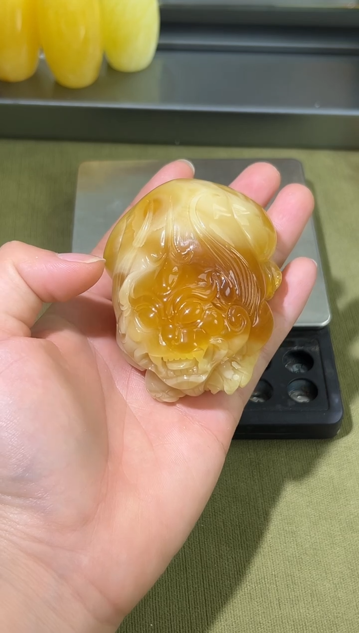 裸石琥珀未镶嵌琥珀蜜蜡吊坠