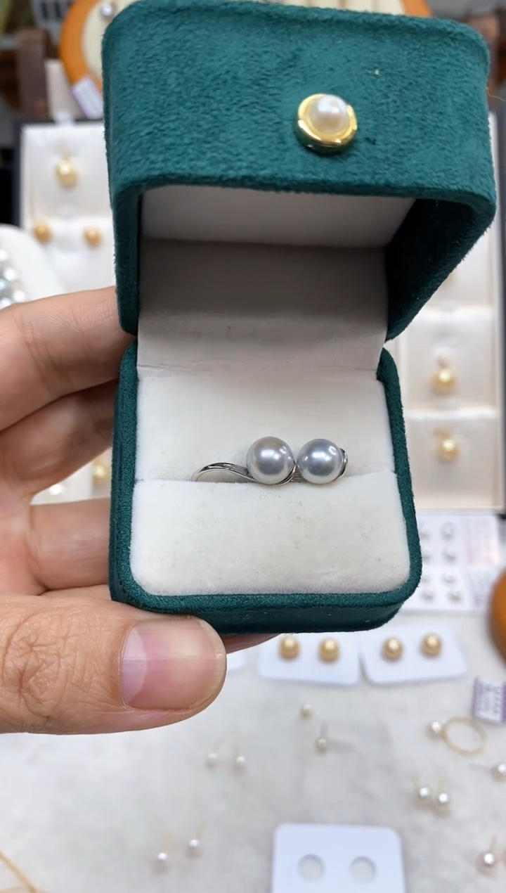 【闪购商品】海水珍珠耳饰银S925镶嵌8-8.5MM