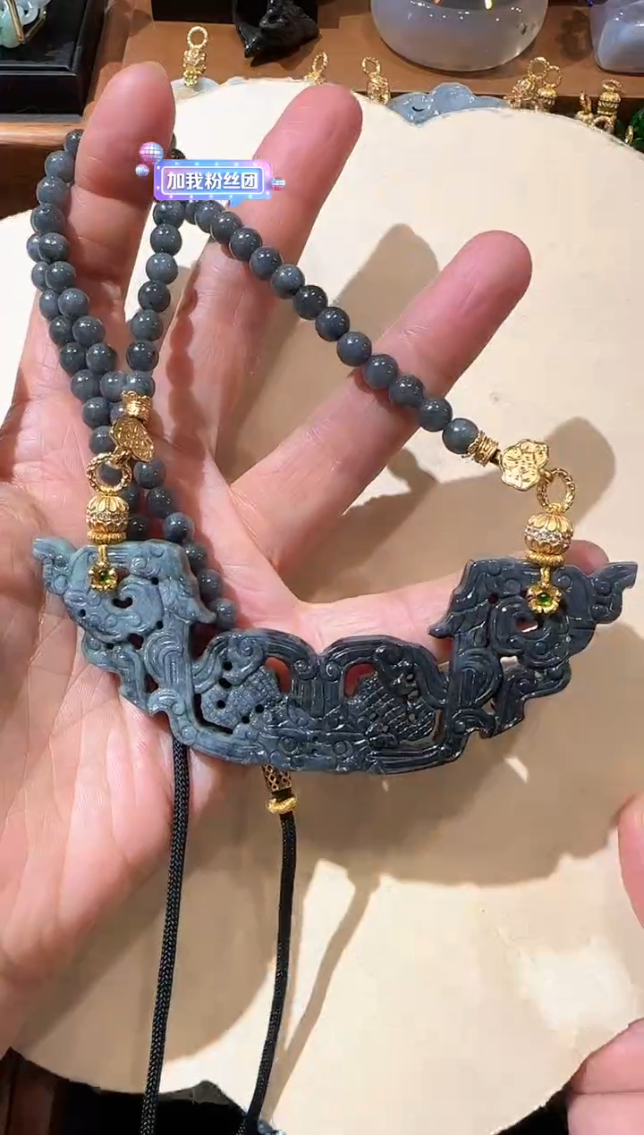 【闪购商品】翡翠颈饰未镶嵌国风