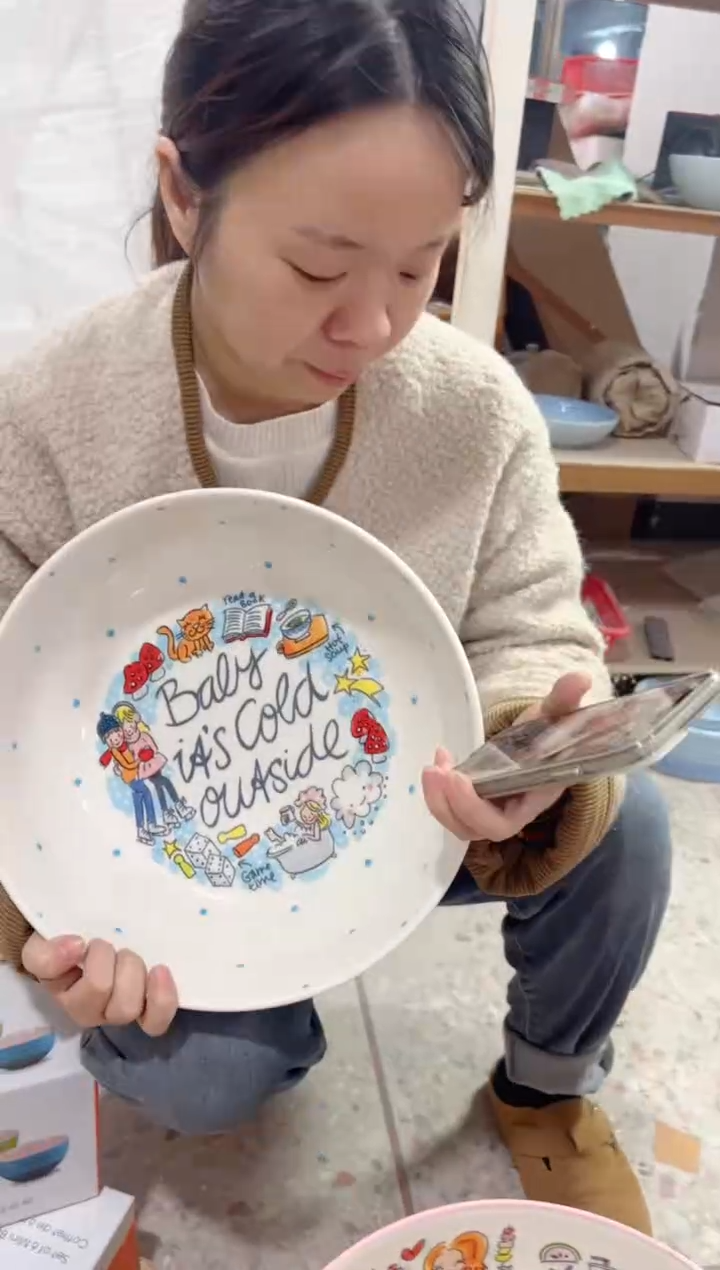 【闪购商品】碟荷兰太太---12英寸--南瓜