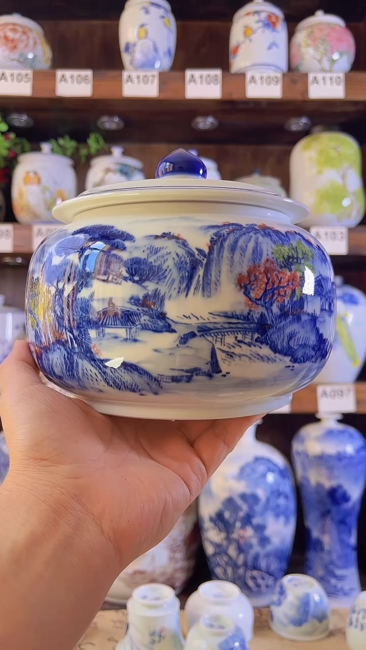 迎君陶瓷纯手工手绘 2