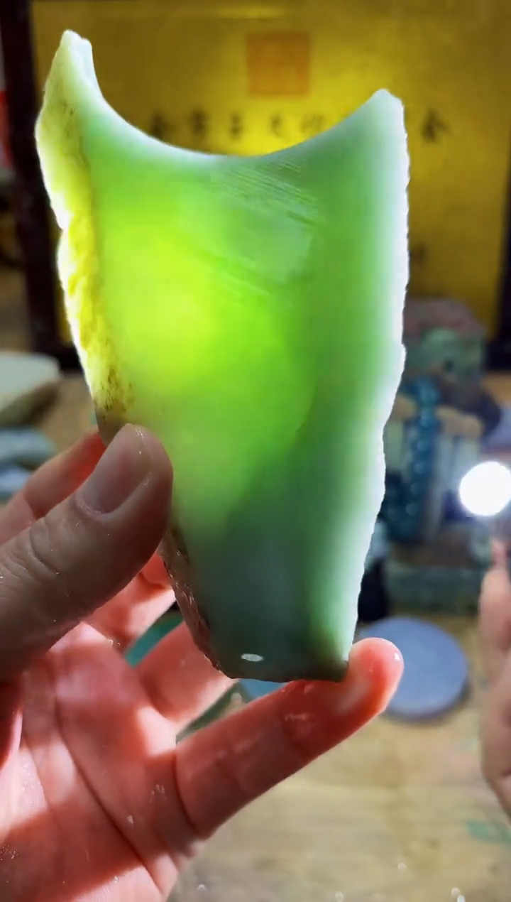 未镶嵌挂件翡翠A货常星7532