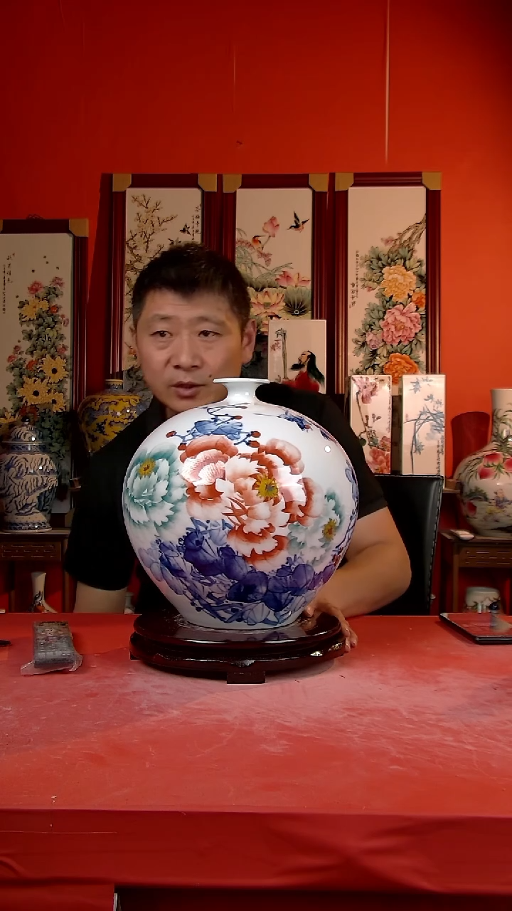 摆件景德镇陶瓷 手工手绘17