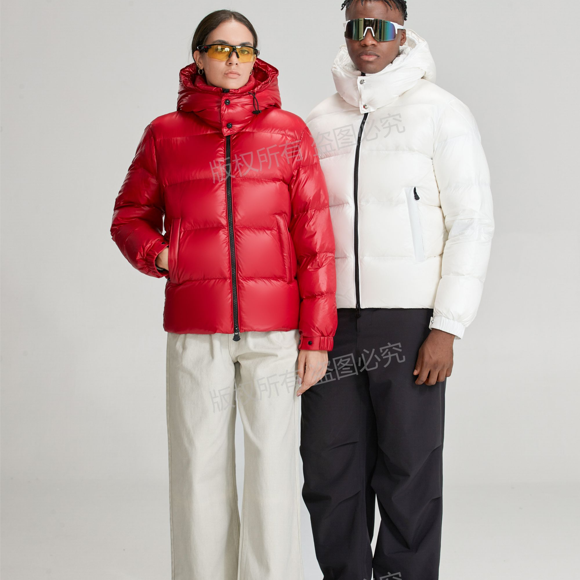 【峰哥】蒙口安情侣款鹅绒服898