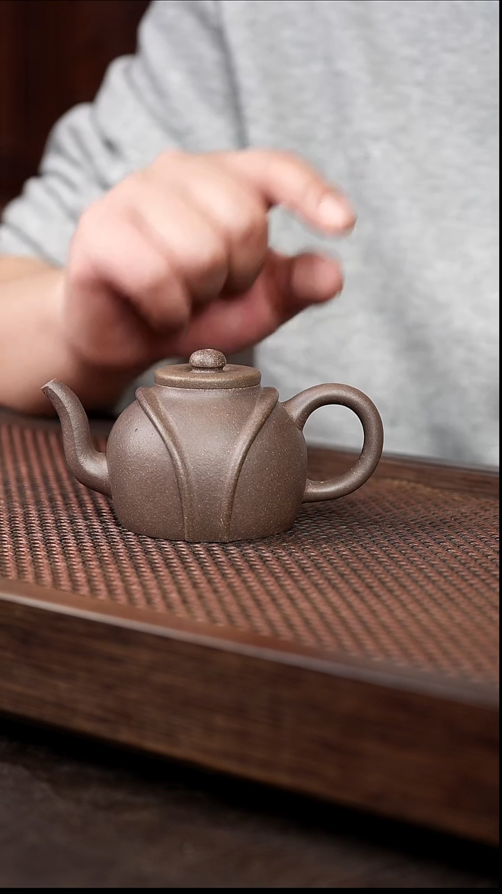 茶壶紫砂岩中泥龙带