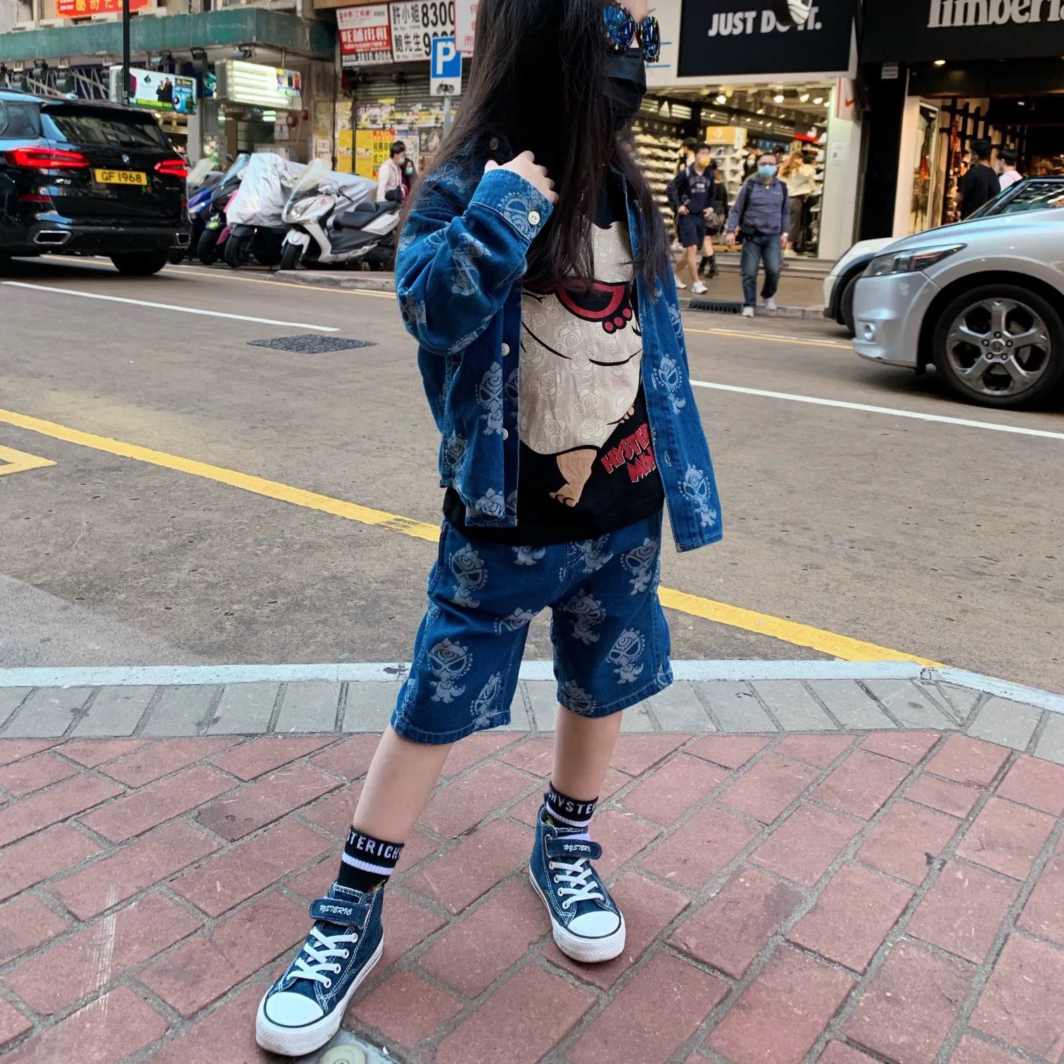 *8003【奶嘴小刺绣】牛仔休闲帅气洋气儿童套装