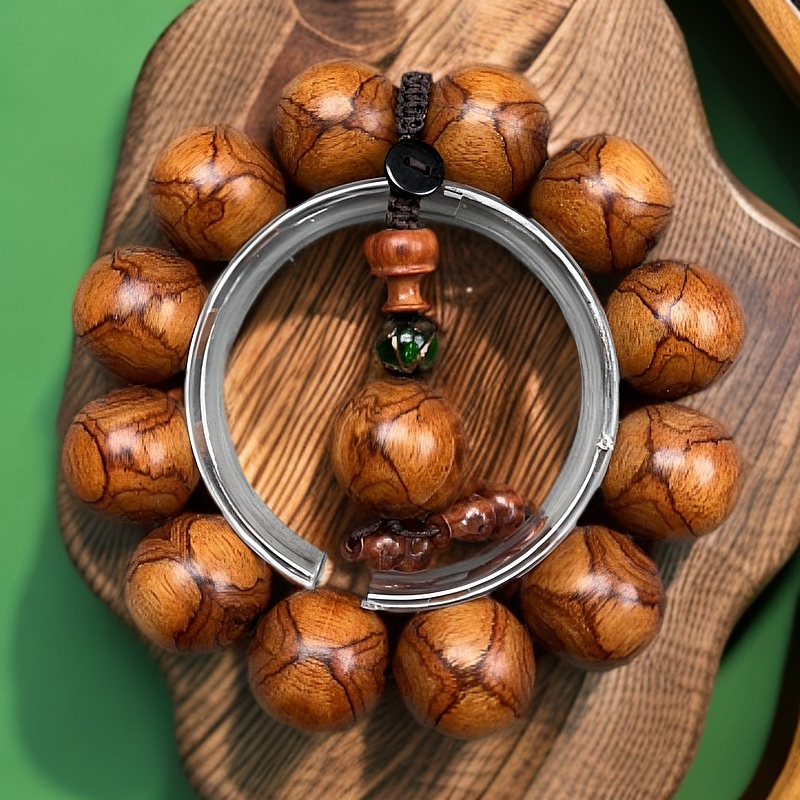 【海南黄花梨】2.0叉纹手串