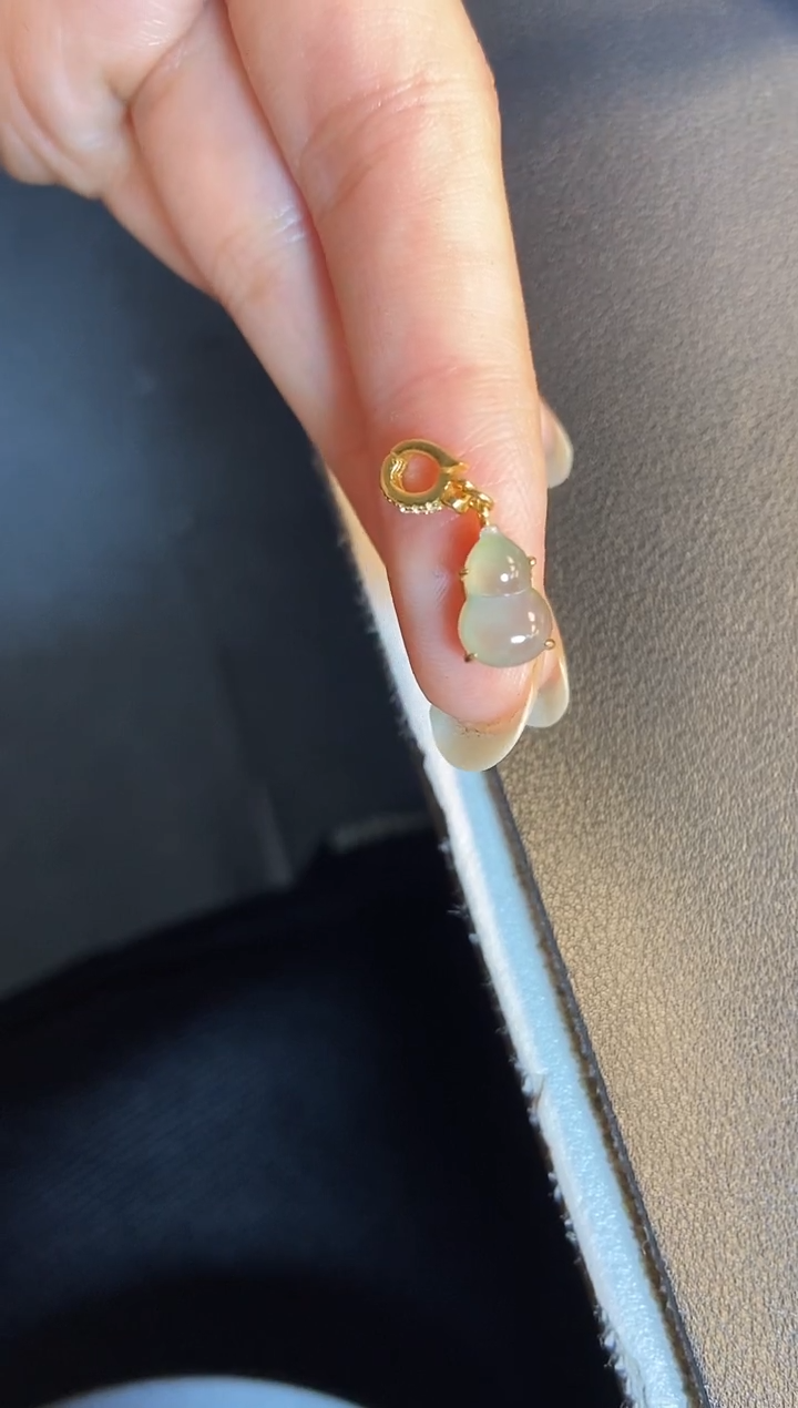 吊坠(不含链)银S925镶嵌翡翠1