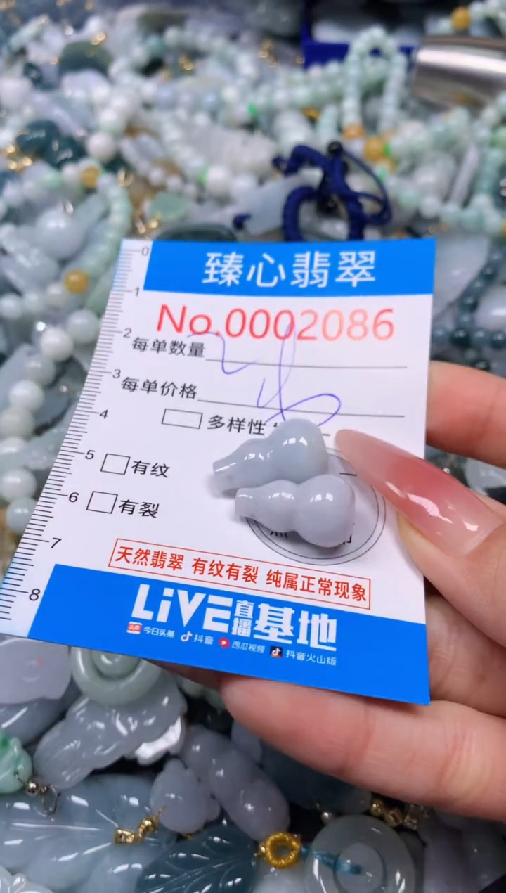 【闪购商品】翡翠颈饰未镶嵌含绳0002086