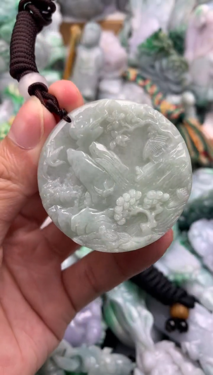 吊坠(不含链)未镶嵌翡翠1