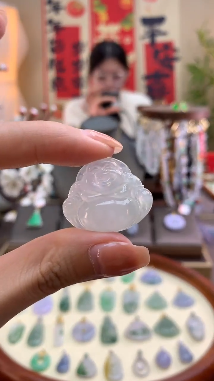 【闪购商品】翡翠颈饰未镶嵌佛公