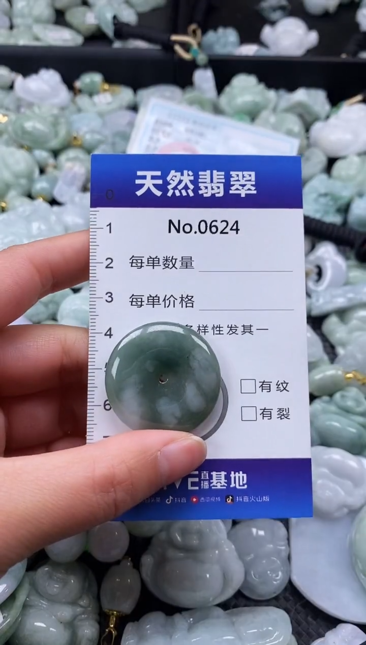 【闪购商品】翡翠颈饰未镶嵌缅甸A货翡翠0624
