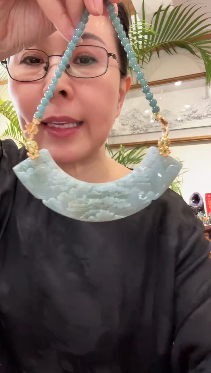 【闪购商品】翡翠颈饰未镶嵌国风