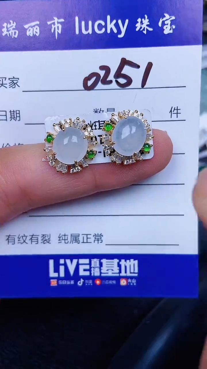 颈饰银S925镶嵌翡翠0251