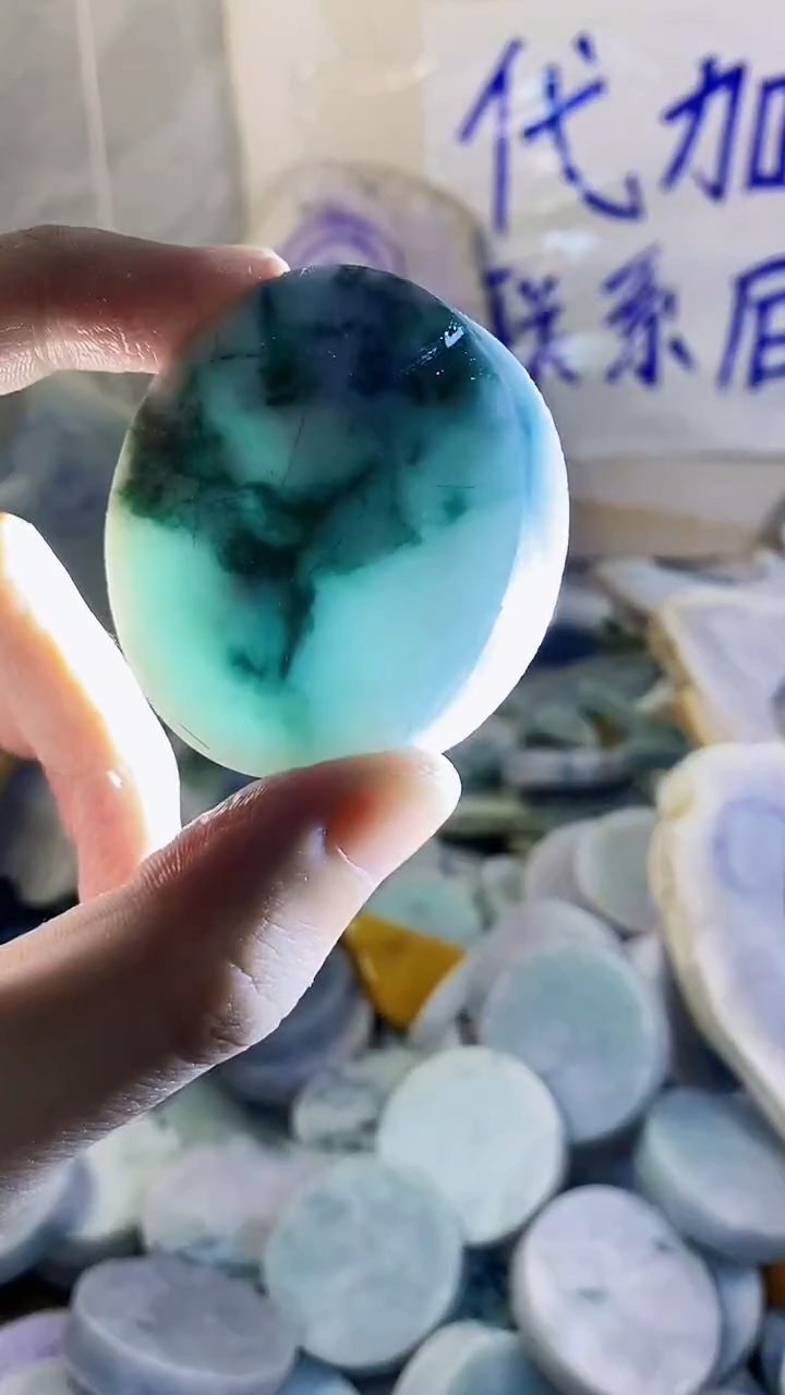 裸石翡翠纯天然A货翡翠129