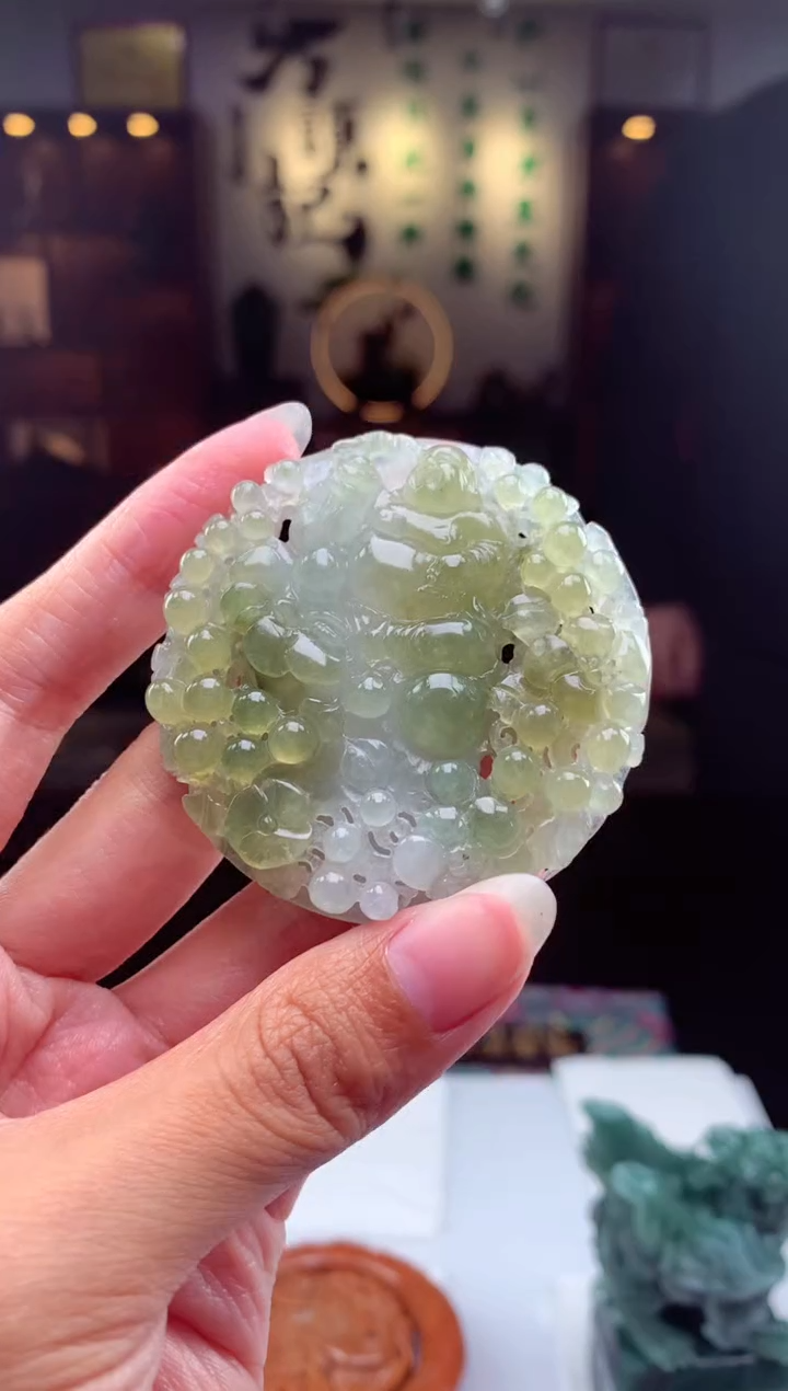 【闪购商品】定制翡翠未镶嵌挂件发货（拍一发一）