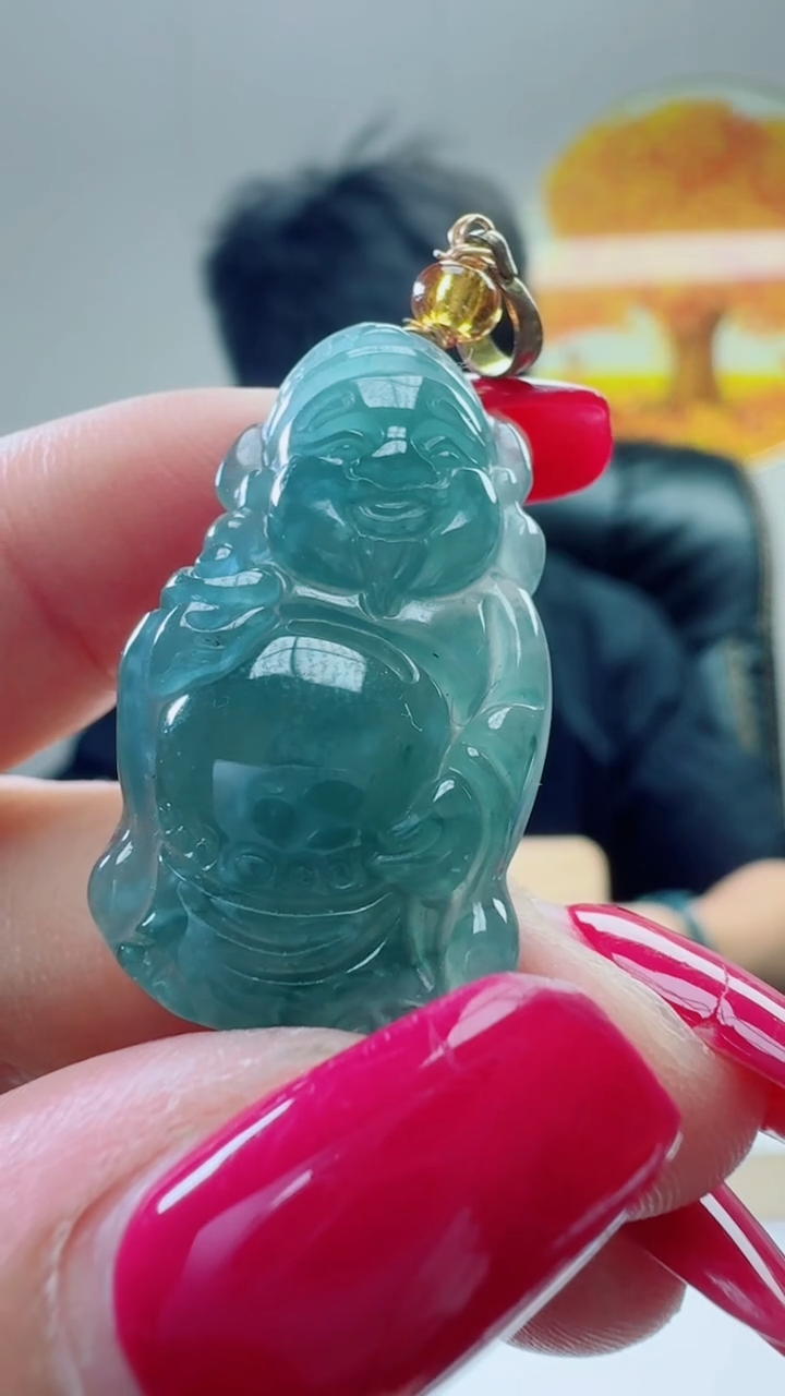 颈饰未镶嵌翡翠天然A货翡翠  多样性随机发其一       
