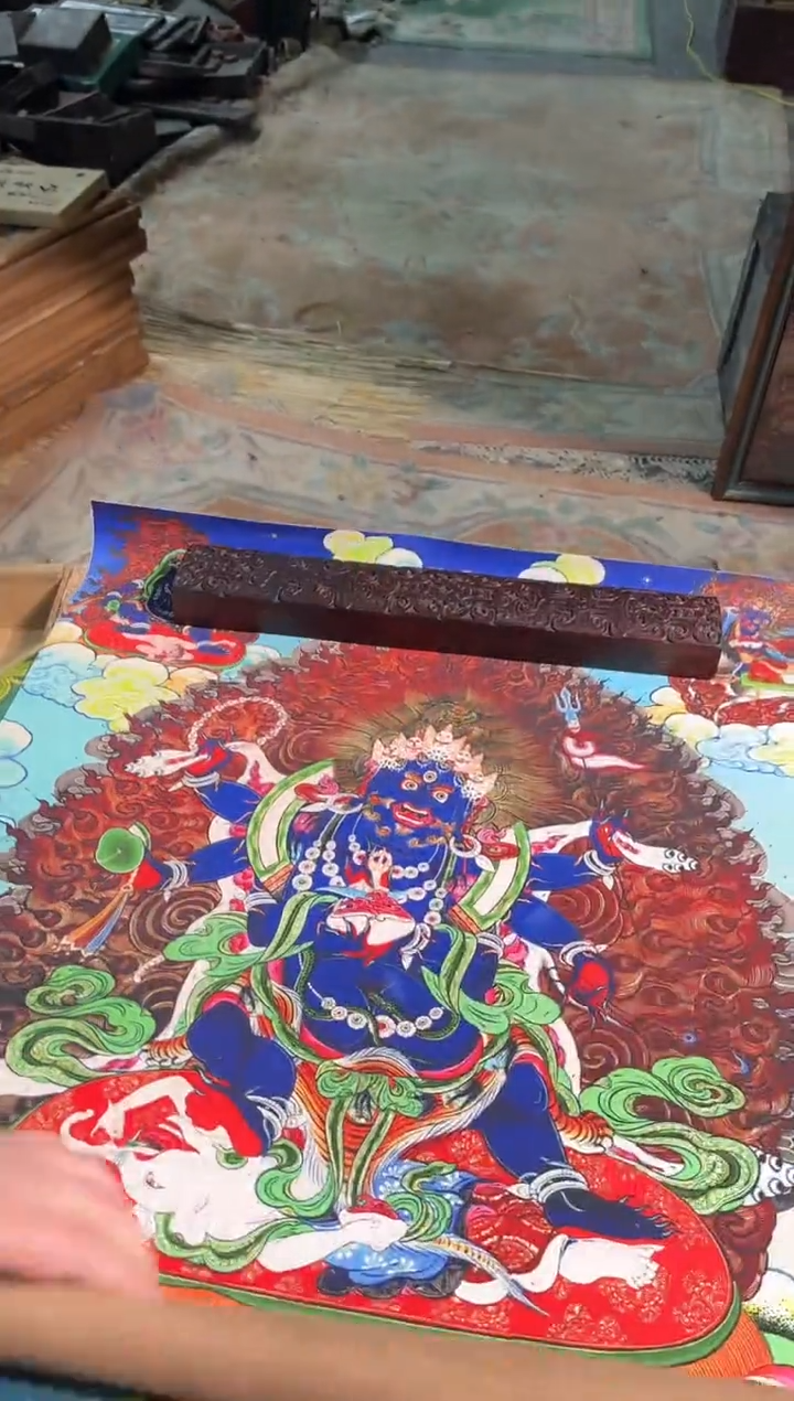 卷轴画卷轴画旭旭的唐卡