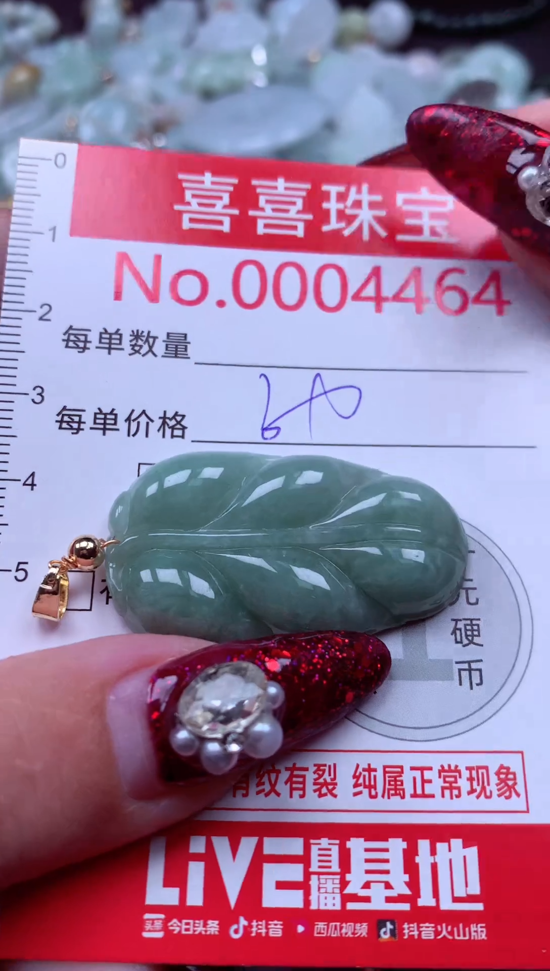 颈饰未镶嵌翡翠4464