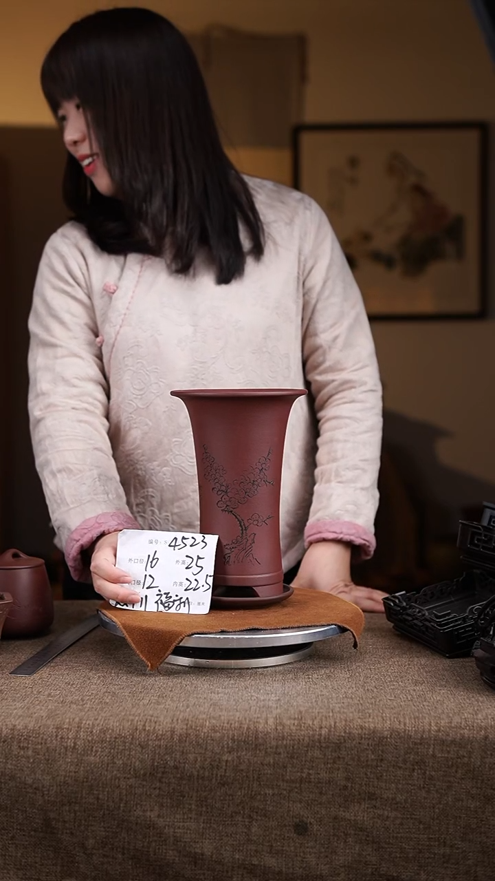 【闪购商品】紫砂花盆紫砂花盆4523+z