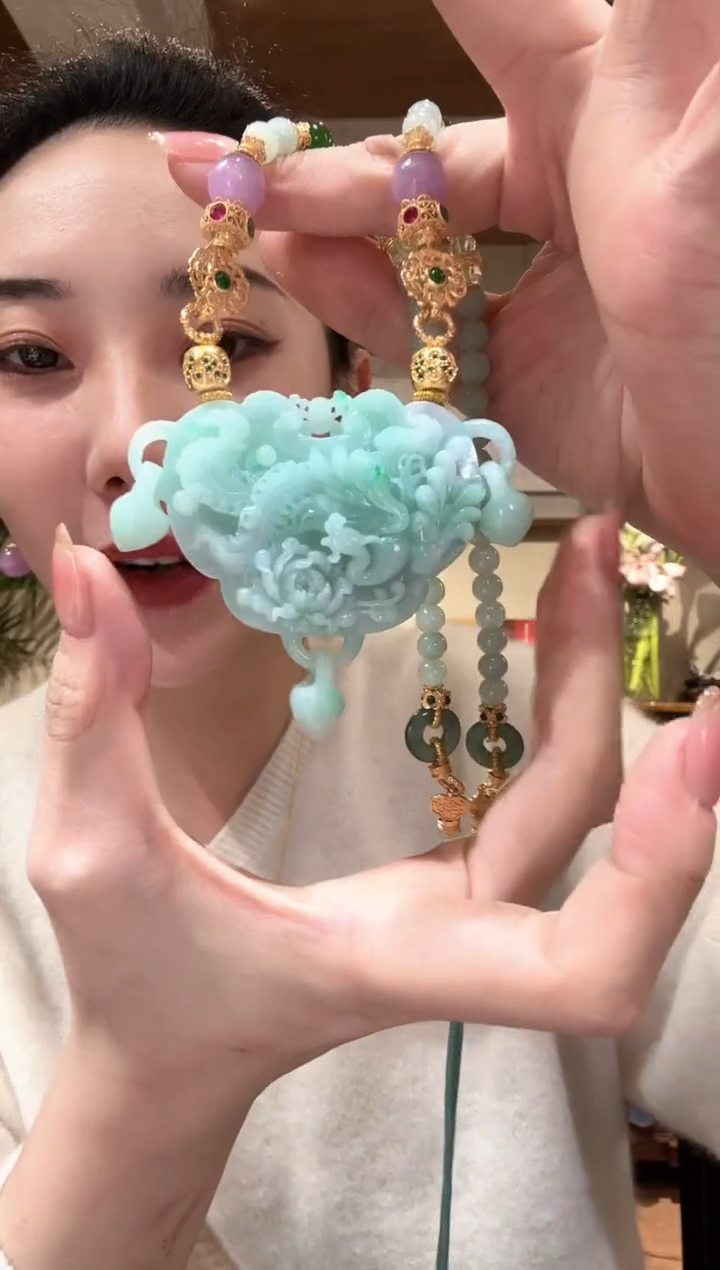 【闪购商品】翡翠颈饰未镶嵌国风