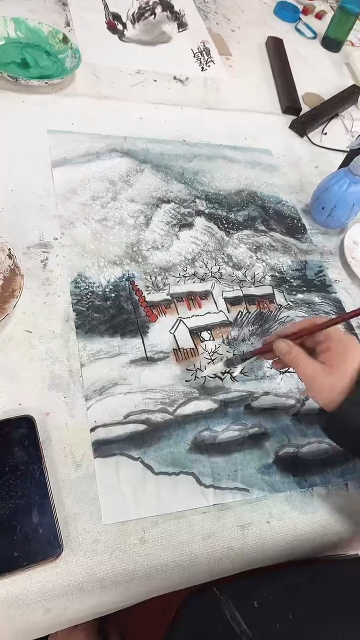 国画卢少波/国画/山水