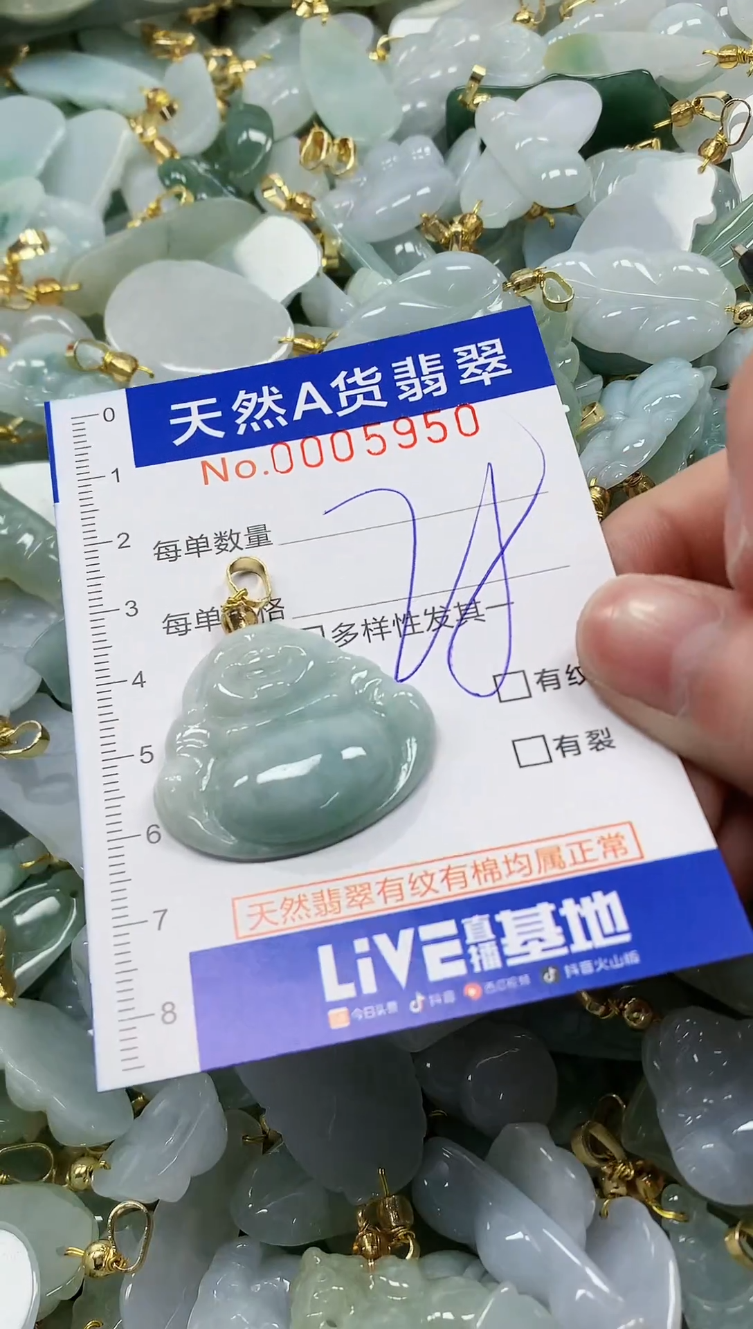 颈饰未镶嵌翡翠纯天然a货翡翠