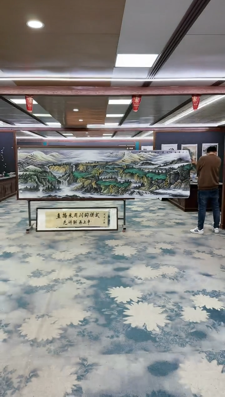 【闪购商品】绘画z张伦玉-山水国画-小丈二