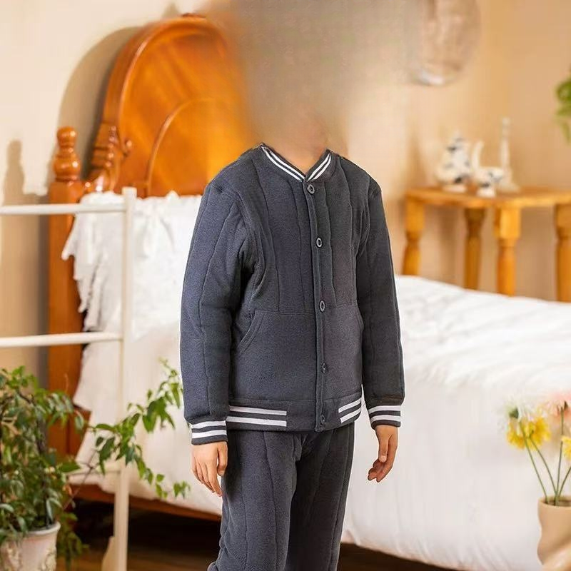 702儿童内胆棉服男女童保暖棉裤套装冬季新款校服神器小学生内搭D