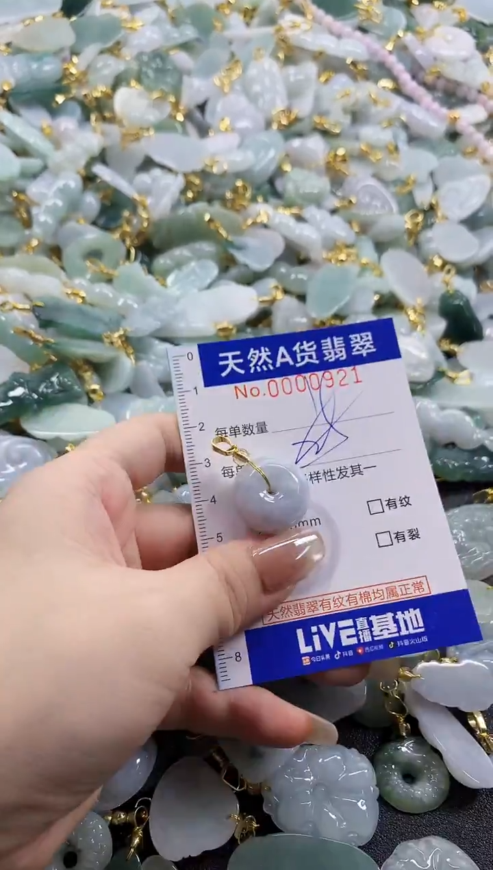 颈饰未镶嵌翡翠天然A货翡翠