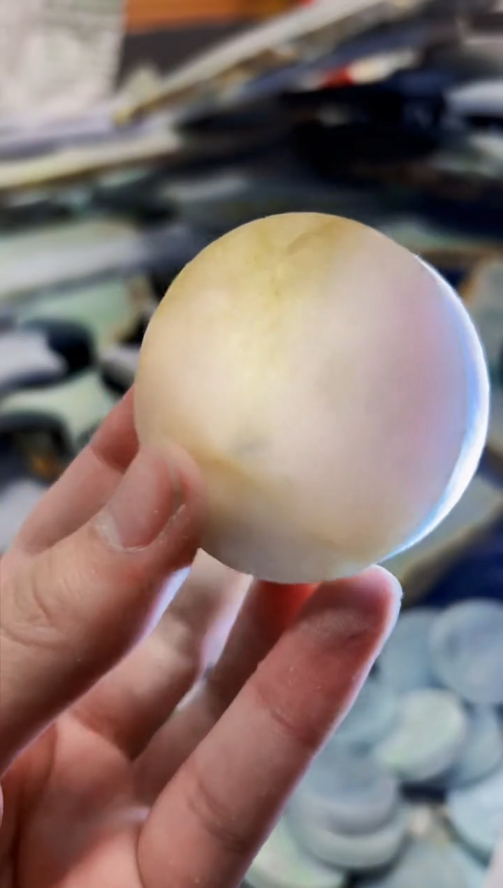 【闪购商品】翡翠颈饰未镶嵌A货白谭1416