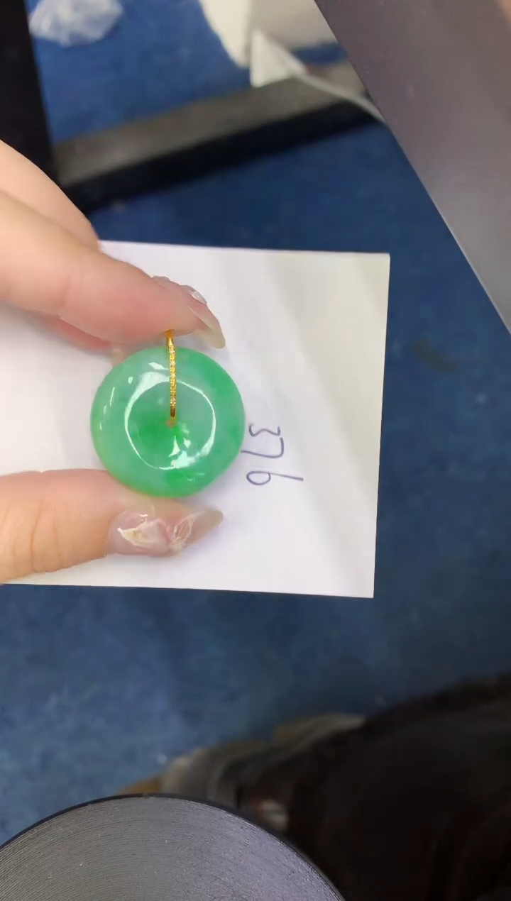 【闪购商品】翡翠颈饰18K金镶嵌00000000000