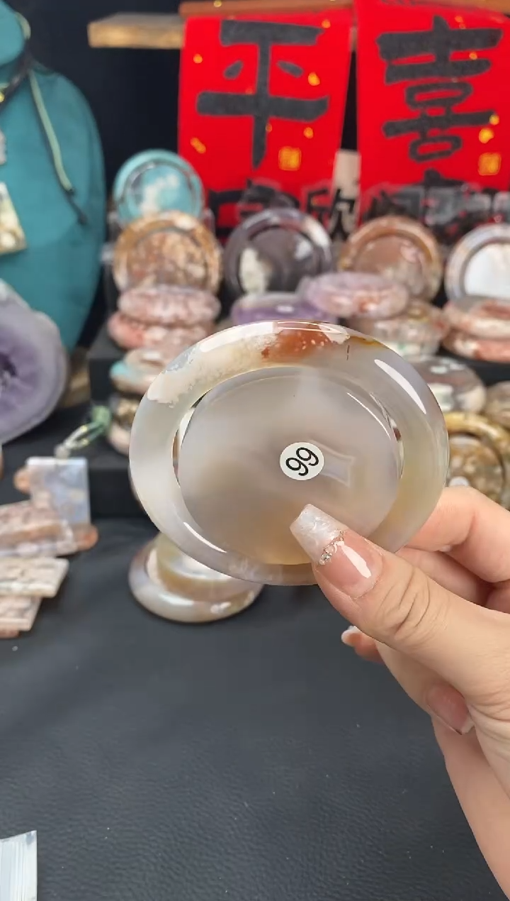 【闪购商品】石英质玉手镯（圆镯）未镶嵌54.9