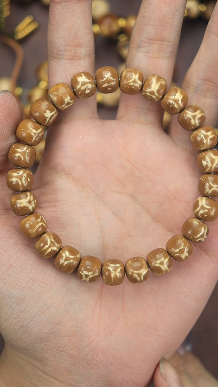 手串紫金鼠做*吧紫金鼠实心鬼脸10MM