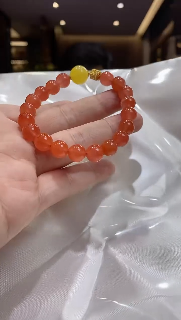 【闪购商品】南红玛瑙手串未镶嵌南红手串