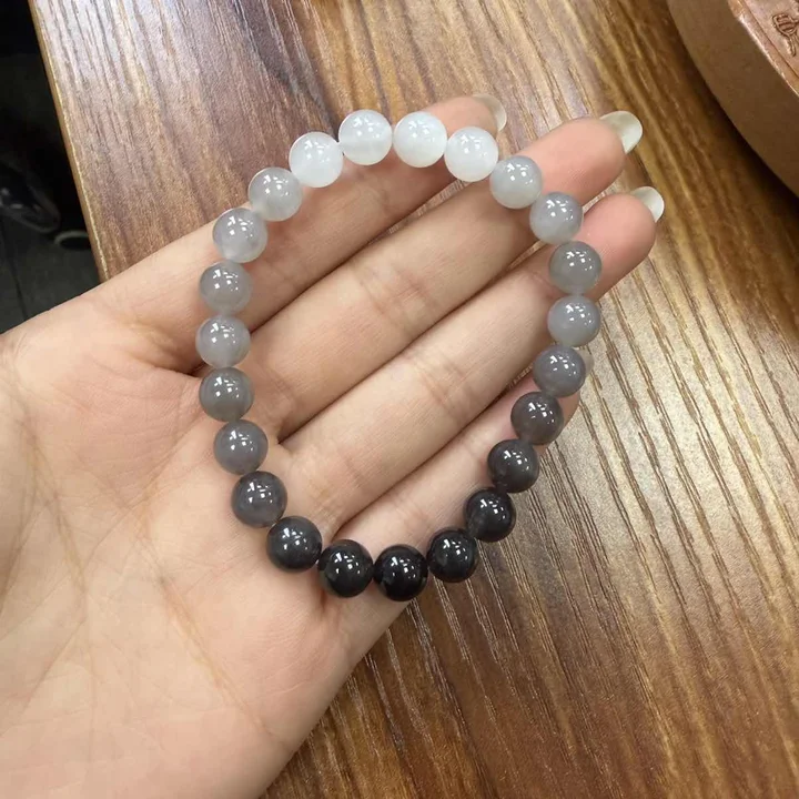 和田玉渐变手串7mm+（拍一个发一个多样性发货）-593274