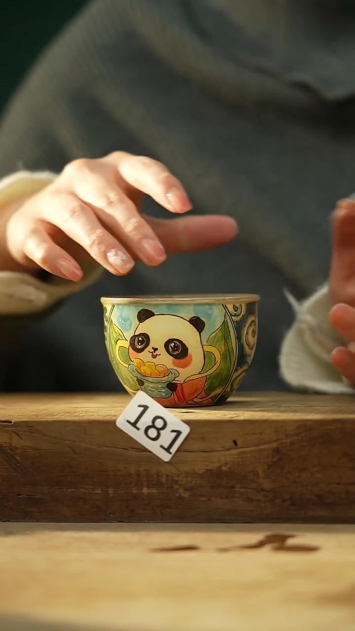 【闪购商品】瓷片新品！设计师手作款柴烧动物系列 迷糊