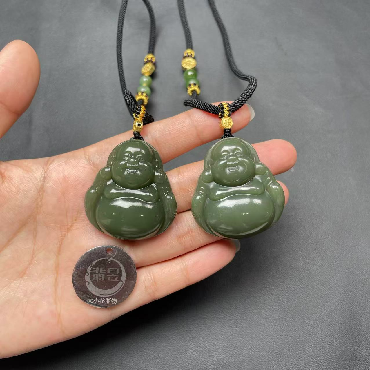 翡昱-SH30-37774-69-和田玉吊坠绑绳-多样性发其一-D