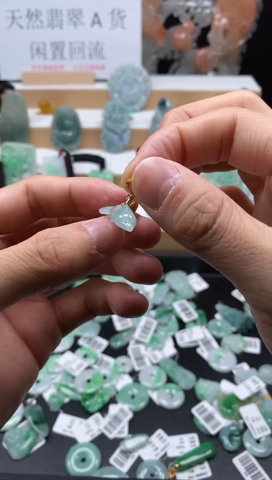 【闪购商品】翡翠颈饰未镶嵌131海豚