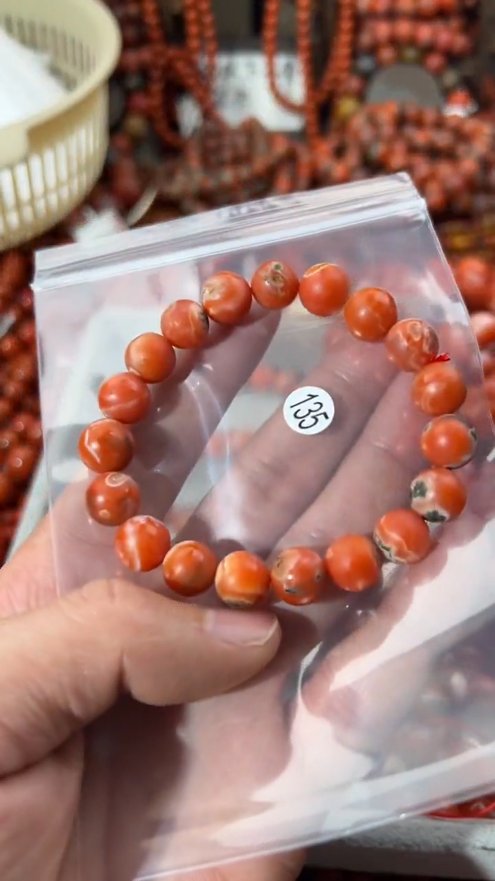 南红玛瑙未镶嵌手串10