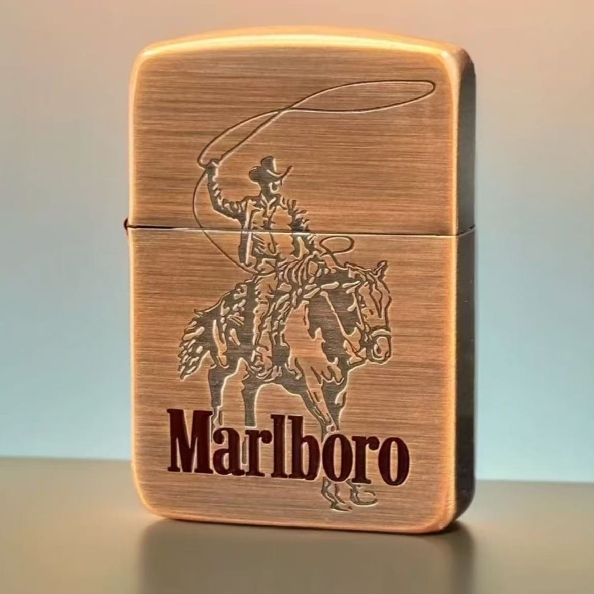 ZIPPO打火机【1941万宝路套索 】镀紫铜正版原装正品煤油防风男DYJ1