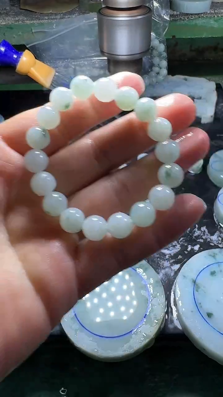 未镶嵌手链翡翠秋****聊飘花手链卡10