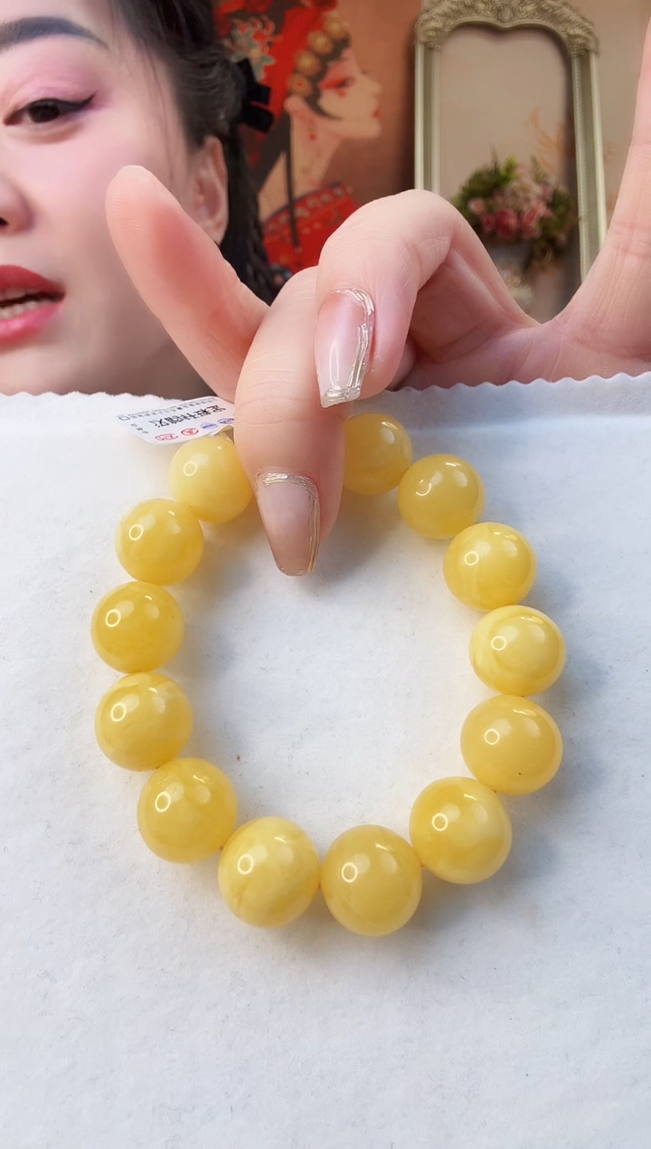 【闪购商品】琥珀手串未镶嵌手串